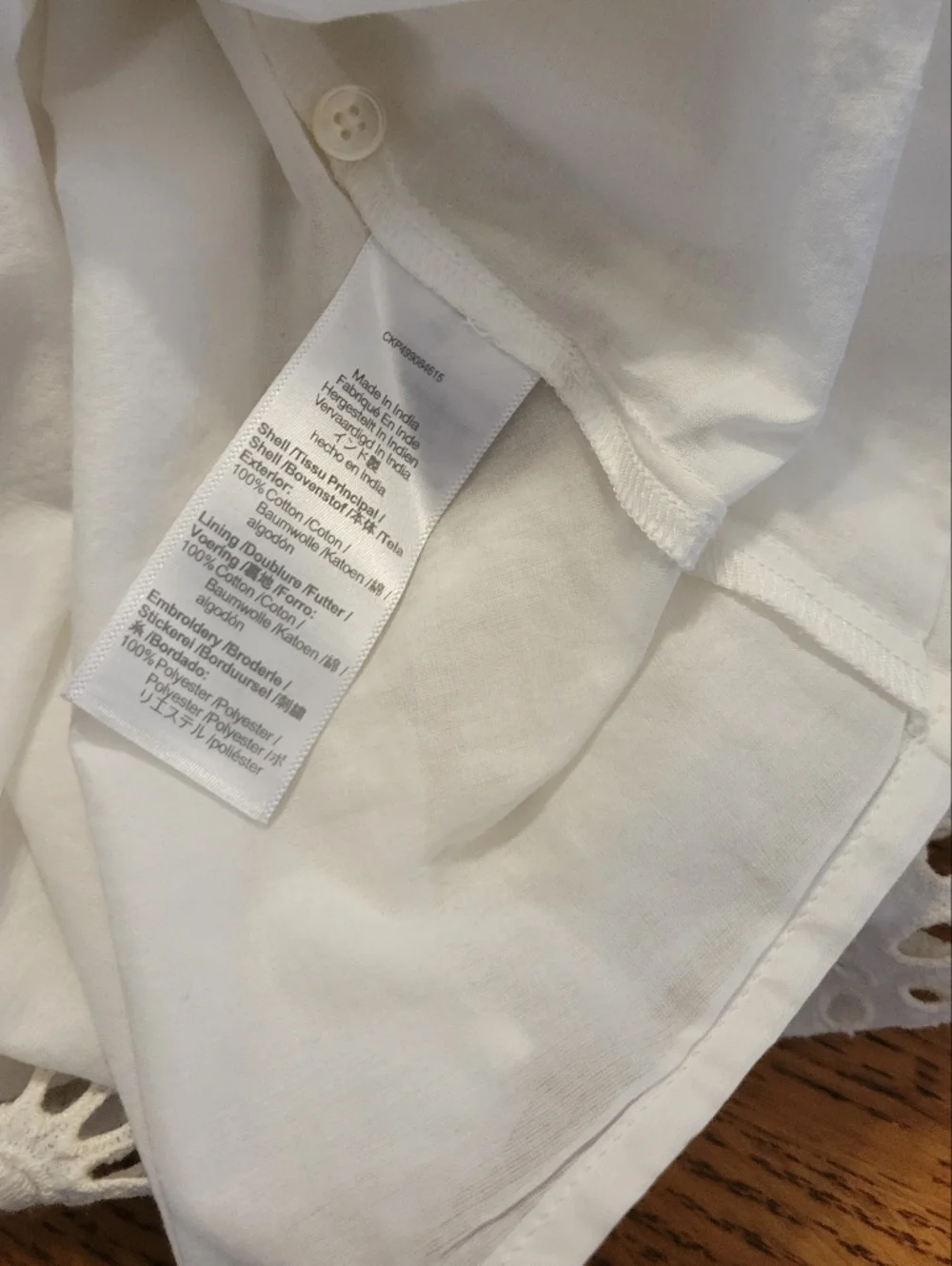 Madewell Embroidered Drop-Waist Maxi Dress - Ivory Floral Eyelet - Picture 14 of 14